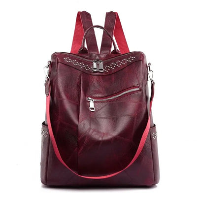 Martine | Rucksack aus Vintage-Leder