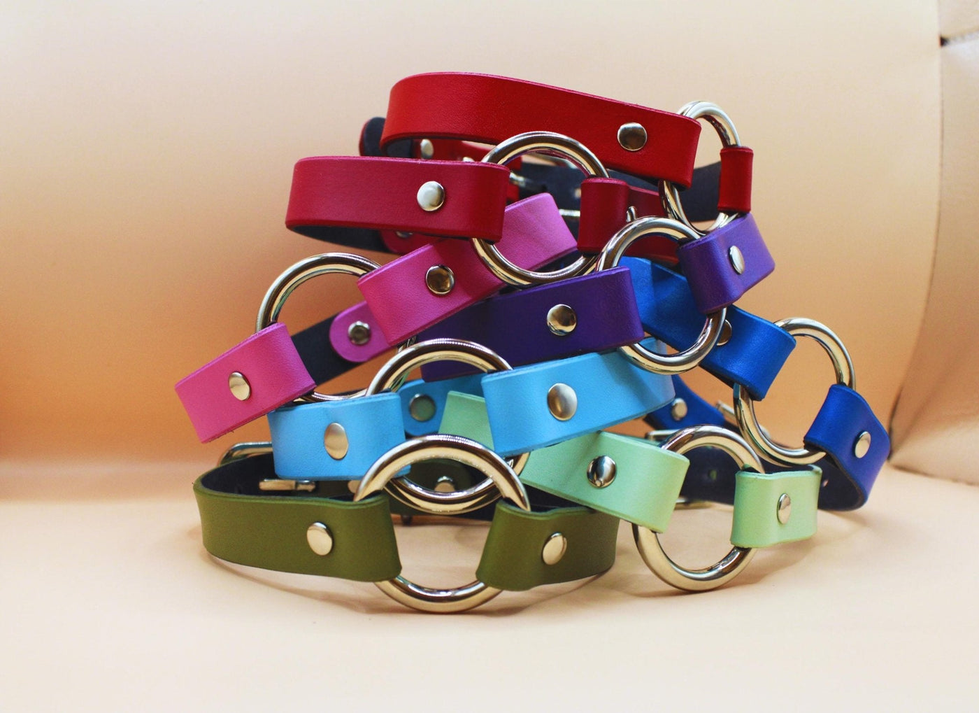 Jewelry & Leather Choker for Discreet Play