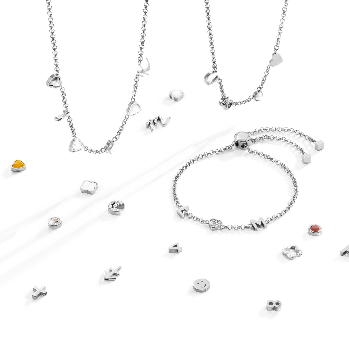Made Mine Charm Necklace (Silver)